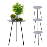 Joseph - table d'appoint - argent ou or - aluminium - ø 35 x H 45 cm